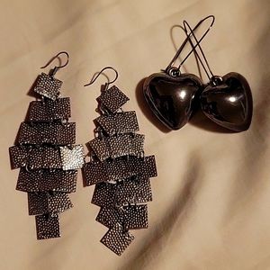 Cute party earrings (2pairs)